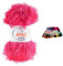 Fransen-Strickgarn Yumos 140m/100g Fancy Garn Strickwolle 40 Farben, Farbe:1396 fuchsia