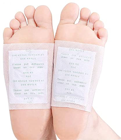 50 Stück Detox Fußpflaster Entgiftung, Entgiftungspflaster Füße, 100% natürliche Fußpads Deep Cleansing Foot Pads Natürliche Detox Pflaster für Stressabbau und Tiefschlaf, Körper zu Reinigen