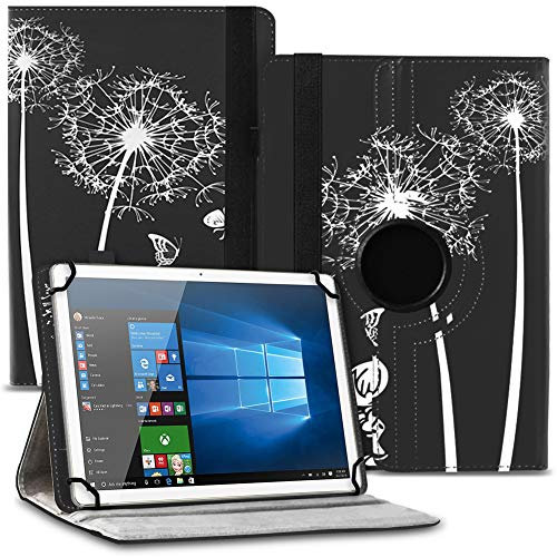 NAUCI Tablet Hülle kompatibel mit PEAQ PET 100 101 1008 Tasche Schutzhülle Case Universal Cover Standfunktion 360° Drehbar, Farbe:Motiv 9