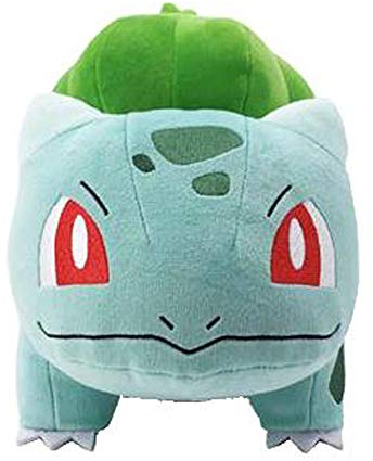 Pokémon 36990 Pokemon Plüsch BO97466, Bisasam Riesen-Plüschfigur (60cm), realistisch gestaltetes, Super weiches Plüschtier zum Knuddeln und Liebhaben, Standard