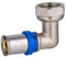 Raccord Multicouche à Sertir Multi profils Coude Ø16 - Femelle Tournant 15x21 NOYON & THIEBAULT