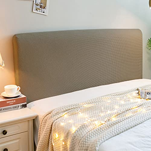 SetSailW Bett Kopfteil Bezug 140/180/160/200 Bettkopfteil Bezug Bettkopfteil Hussen Kopfteilbezug Kopfteilbezug Boxspringbett,brownA-220cm