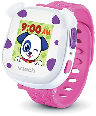 VTech My First, Reloj Mascota Para cuidar, Juguete niños +3 años, Versión ESP, Color Blanco-Rosa Montre pour Animal Domestique, 80-552857, Kidiwatch Rose