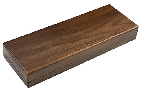 YMDK Handcraft GH60 Massivholzgehäuse für 60% Mini mechanische Gaming Tastatur kompatibel Poker2 Pok3r Faceu 60 Holzschale (Walnussbox)
