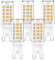 RuLEDne G9 LED Dimmbar Lampen 3W Warmweiß 2700K Glühbirnen Ersatz für 40W 50W Halogenlampen, 360° Abstrahlwinkel, Kein Flackern, CRI> 83, AC 220-240V, Standard G9 Sockel LED Leuchtmittel, 5er Pack