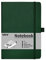 Mlife A5 Journal Notizbuch, 192 Seiten, Hardcover mit elastischem Verschlussband und Falttasche (Grün)