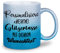 glitzertassen.de® | Personalisiert mit deinem Wunschtext | Tasse mit Glitzer | Geschenkidee | Geburtstag | Kaffeetasse | lustige Sprüche | Keramik | 330 ml | Silberblau