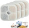 PewinGo Katzenbrunnen Filter,Katzenbrunnen Ersatzfilter Kompatibel Mit 2.5L/84.5 oz Katzenbrunnen,4 Stück Katzen Trinkbrunnenfilter,Triple Filtration System Wirksamer Ersatzfilter