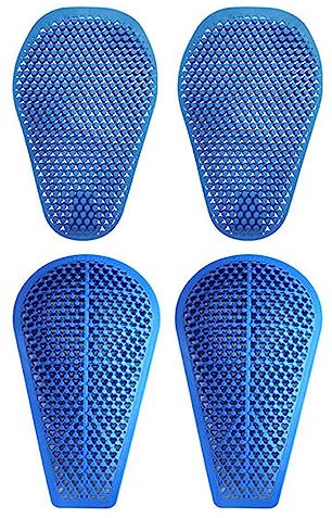 SHUOJIA Armadura de Traje de Pantalón de Motocicleta,almohadillas de Cadera de Jeans de Motorista Desmontables+rodilleras (Silicone armor)