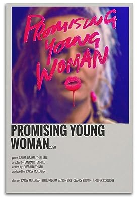 Filmposter Promising Young Woman, Raumdekoration, ästhetisches Poster, künstlerisches Poster für Schlafzimmer, Wohnzimmer, Wände, 30 x 45 cm, ungerahmt