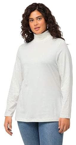 Ulla Popken Damen Dummy T-Shirt, beige, 64-66