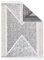 TAPISO Azteca Teppich Kurzflor mit Fransen Grau Creme Baumwolle Waschbar Beidseitig Anwendbar Fransenteppich Wohnzimmer Schlafzimmer Küche ÖKOTEX 80 x 200 cm