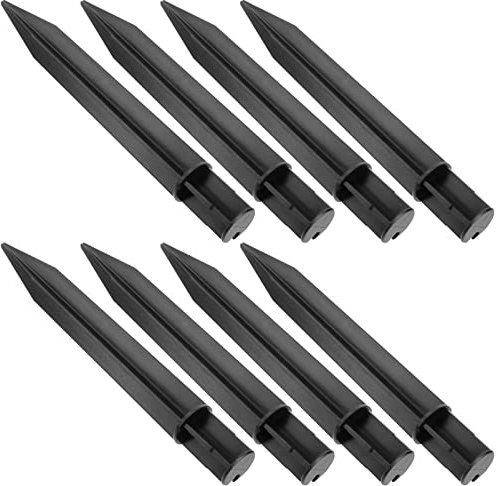 POPETPOP Solar Light Spikes Replacement Ground Spikes for Landscape Lighting Lightweight Sturdy for Driveways Walkways and Landscaping Decor