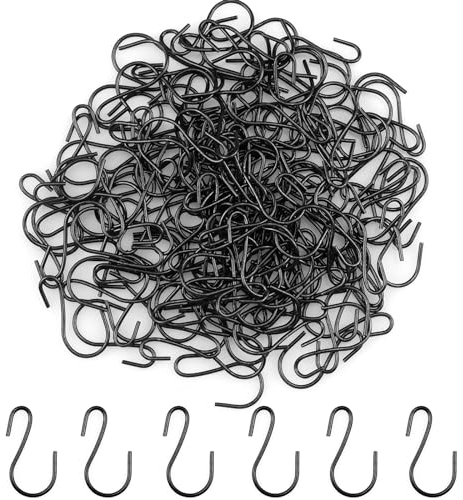 YapitHome 150 ganci a S piccoli, ganci a S per bagno, ufficio, camera da letto, cucina, negozio (26 mm)