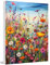 LZLHDE Wandbilder Wohnzimmer Leinwand Bilder Blumen mit Rahmen, Bilder Schlafzimmer Wandbilder Schlafzimmer Gemälde Wandgemälde Zimmer Deko auf Wand Dekoration Wall Art 30x40 Cm