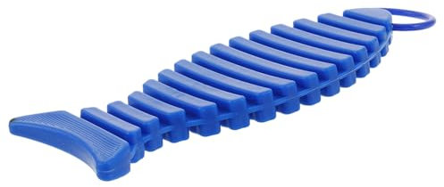 Supvox Nano Langhantel Reinigungsbürste Fischform Hantelstange Schrubber Pflegeset Trainingsgeräte Bürste Aufhängeschlaufe Eckenreinigung Borsten Fitnessstudio