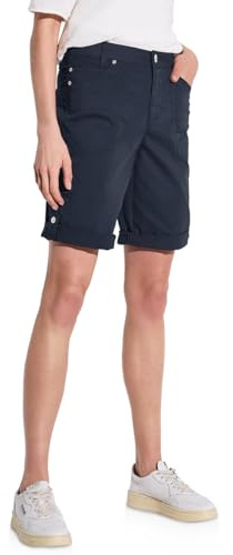 Street One Style QR Yulius Bermuda Sportive Turn up deep Blue 42