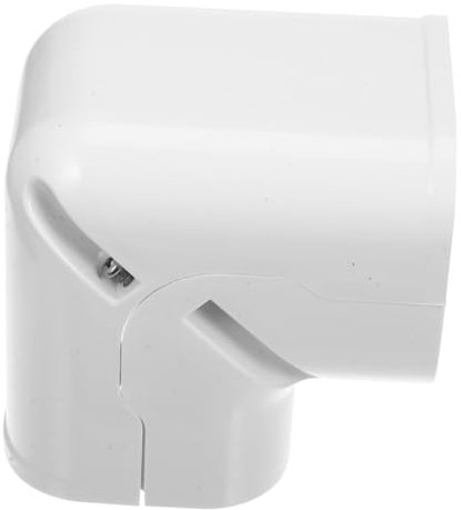 iplusmile 90grado Copertura Per Tubo Condizionatore Gradi Copertura Per Condotto Parete in Pvc Accessori Per Condizionatore d Per Tubi in Pvc