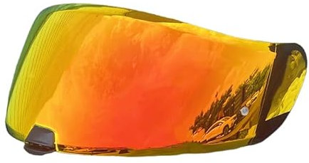 Motorcycle Helmet Visor, C70 Shield Anti Fog Film for HJC C70 FG-17 FG-ST IS-17 HJ20M Full Face Helmet Shield Replacement Helmet Visor(Anti Fog Film)(Revo Deep Red-day Use Only)