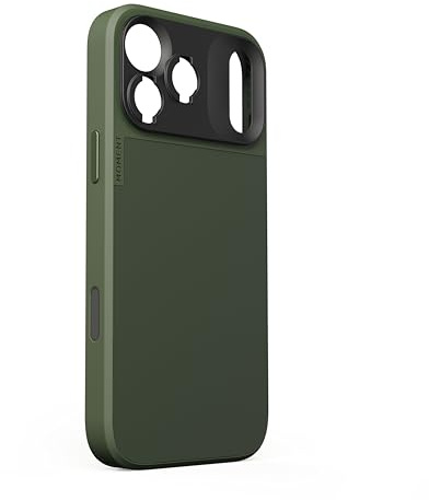 MOMENT Camera Case for iPhone 17 Pro Max | MagSafe | Kompatibel mit QuickLock Filters, T-Series Lenses und Drop-In Mount separat erhältlich |Olive