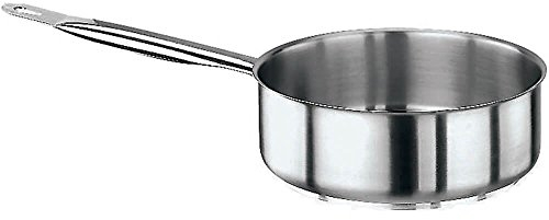 Paderno 11008-20 Casseruola Bassa, Un Manico, in Acciaio Inox, 20 cm