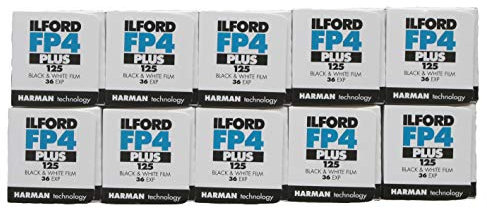 Ilford Black & White Film FP4+, 36 exposures multipack of 10