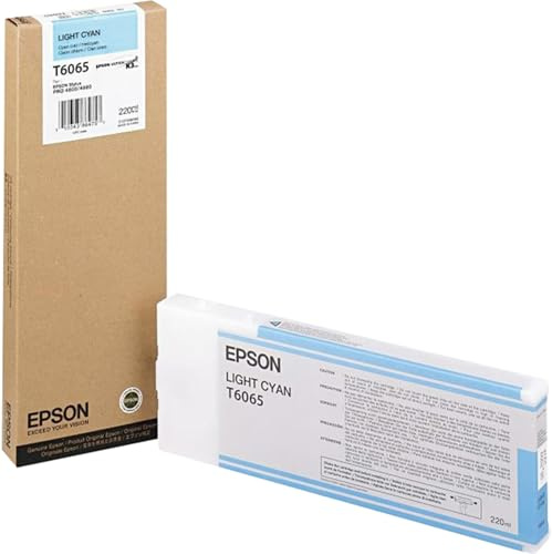 Epson T6065 Tintenpatrone, Singlepack, cyan, blau