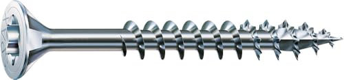 SPAX Universalschraube, 6,0 x 40 mm, 500 Stück, T-STAR plus, Senkkopf, Teilgewinde, 4CUT, WIROX A3J, 0191010600405