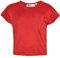A2Z 4 Kids Girls Crop Top Plain T Shirt Soft Feel Comfortable Summer - New Crop Top Plain Red 11-2