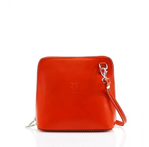 Vera Pelle , Sac bandoulière pour femme - orange - Orange,