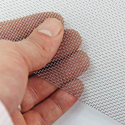 BugMesh (16 LPI x 1.31mm Hole x 0.28mm Wire) Stainless Steel Mesh - 1 x 1.2 Metre