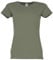 Fruit of the Loom Ladies Iconic T-Shirt Größe S - XXL, Farbe:Oliv, Größe:2XL