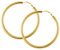 FOCALOOK Hoops Ohrringe Damen 80mm Kreis Form Creolen 18k vergoldet Mädchen Frauen Statement Kreolen Ohrringe trendig Schmuck Accessoire für Alltagskleidung Abendkleid