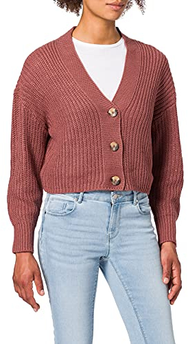 ONLY Onlcarolspring L/S Cardigan KNT, Rose nostalgique, XL Femme