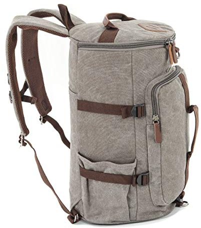Motorrad Gepäckrolle Craftride VG5 Hecktasche Vintage 30Ltr in hellgrau