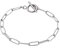 Heideman Armband Damen ovatus aus Edelstahl silber farbend poliert Armkette für Frauen