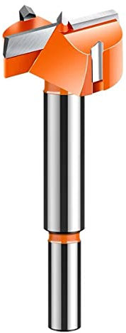 SagaSave Cortador de sierra de taladro Forstner de 40 mm, cortador de madera de alta velocidad de vástago hexagonal para carpintería de madera bisagra agujero perforación broca cortador 1 pieza