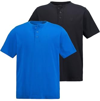 JP 1880 Herren Henleys, 2er-Pack T-Shirt (2er Pack)