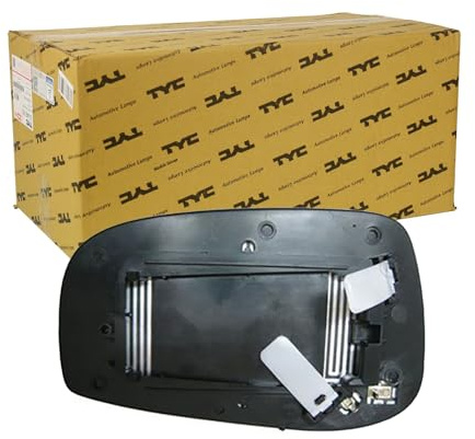 TYC Spiegelglas, Außenspiegel 338-0024-1 links, beheizbar | Kompatibel mit: VOLVO S60 I, S80 I, V70 II