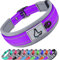Joytale Halsband Hund, Weich Hundehalsband Gepolstert Neopren Hunde Halsband für Kleine Hunde, Nylon Reflektierend Breit Halsbänder, Lila