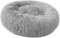 Wolke Hundebett, Katzenbett, Waschbar, 60cm, Hundekissen, Flauschiges Hundebett für große, mittelgroße & kleine Hunde, Hunde Pettbett, Hundematratze, plüsch (Hellgrau)