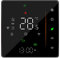 Ailgely Termostato Inteligente con termostato de habitación WiFi con programas semanales admite Control táctil/aplicación móvil/Control por Voz para preparación de Agua Caliente 3 A Negro Multicolor