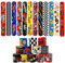 Rennwagen-Armbänder für Kinder, Partytütenfüller, 24 Stück, Rennwagen-Schnapparmband, Großpackung für Kinder, Jungen, Geburtstag, Rennwagen, Motto-Partyzubehör, Klassenzimmer-Preise, Geschenke
