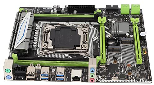Placa Base de Computadora X99 LGA2011, Placa Base de CPU Inter X99 LGA2011 V3/V4, con 4 X DDR4, 2 X SATA3.0, 2 X SATA2.0, PCIE16x/8x, Tarjeta de Internet Gigabit