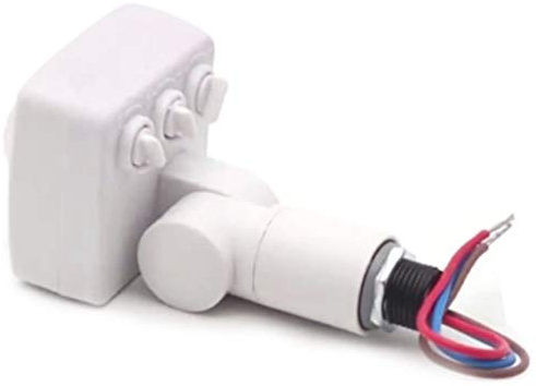 Whisverse capteur infrarouge pour corps humain 220 V avec détecteur de mouvement PIR réglable Blanc