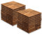 Vigevee Caillebotis Exterieur Lot de 22 Dalles en Bois de d'acacia 2 m² 30x30 cm Carrelage Exterieur Terrasse Caillebotis Bois pour Patio,Balcon, Jardin, Balcon