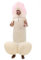 leiruo - Costume gonfiabile da adulto, 1 pezzo, divertente, regalo di compleanno, festa di carnevale, colore: rosa.
