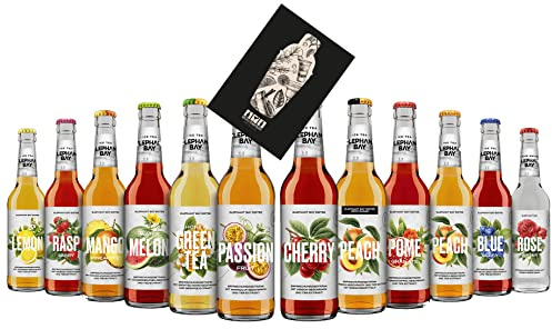 Elephant Bay Ice Tea tasting Set 12 verschiedene Sorten je 330ml inkl. Pfand - MEHRWEG