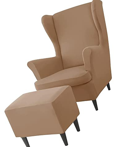 MCNDSI Ohrensessel Überzug Mit Ottomane Schonbezug Stretch Sessel-Überwürfe Ohrensessel Schonbezüge Bezug Sesselhusse Tiger Stuhlbezug Mit Armlehne Hohe Rückenlehne (Color : #9)