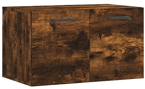 vidaXL Wandschrank Räuchereiche 60x36,5x35 cm Holzwerkstoff